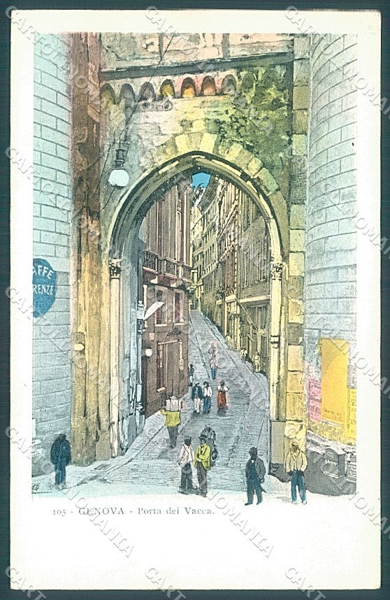 Genova Città Porta dei Vacca cartolina JK4150 – fronte