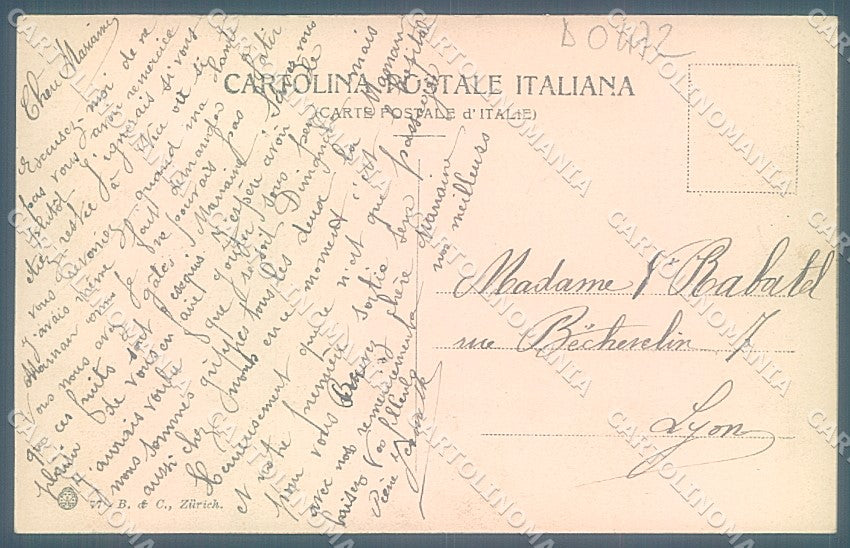 Genova Città Via Balbi Brunner 77 cartolina JK4154 – retro