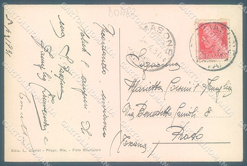 Genova Masone cartolina JK4159 – retro