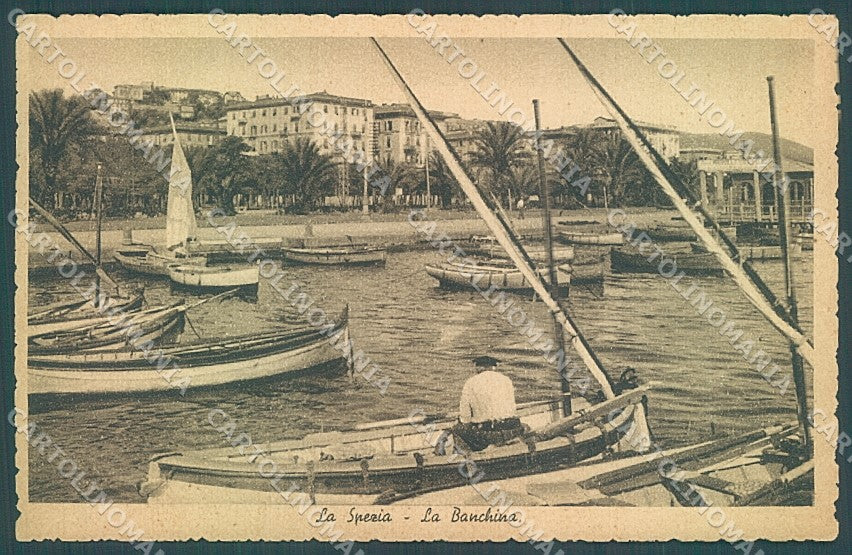 La Spezia Città Banchina cartolina JK4198 – fronte