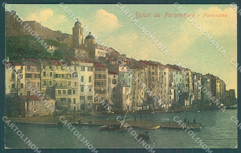La Spezia Portovenere saluti da cartolina JK4199 – fronte