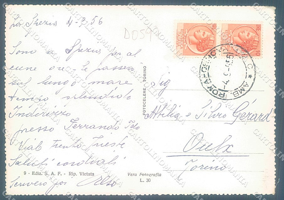 La Spezia Città Foto FG cartolina JK4207 – retro