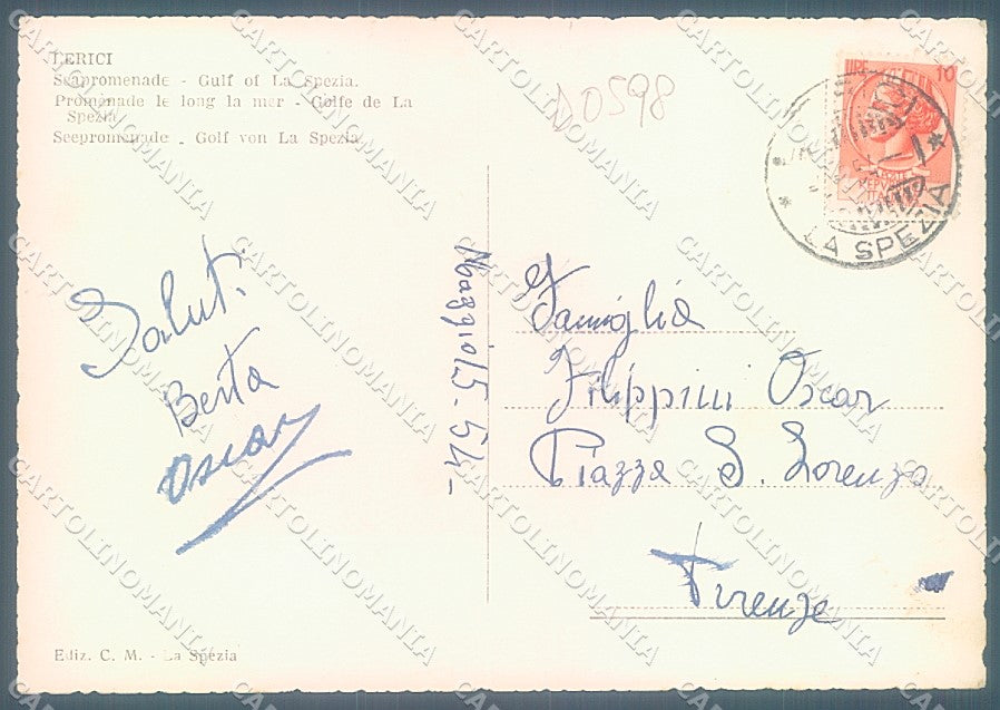 La Spezia Lerici Foto FG cartolina JK4208 – retro
