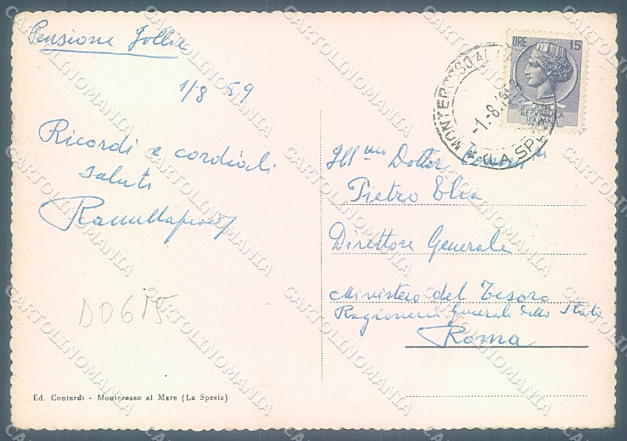 La Spezia Monterosso FG cartolina JK4215 – retro