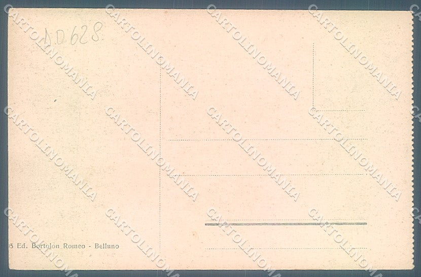 Belluno Città Mercato Piazza delle Erbe cartolina JK4220 – retro