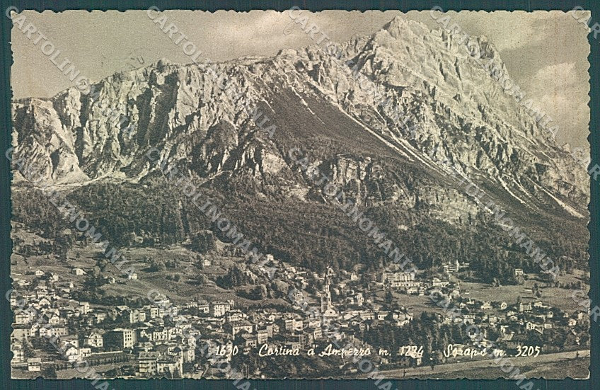 Belluno Cortina d'Ampezzo cartolina JK4222 – fronte