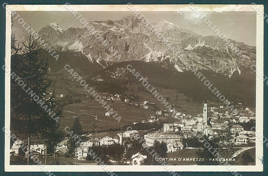 Belluno Cortina d'Ampezzo ABRASA Foto cartolina JK4225 – fronte