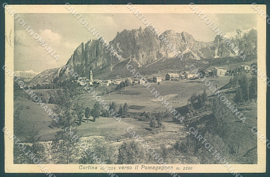 Belluno Cortina d'Ampezzo Bruner 139 cartolina JK4226 – fronte