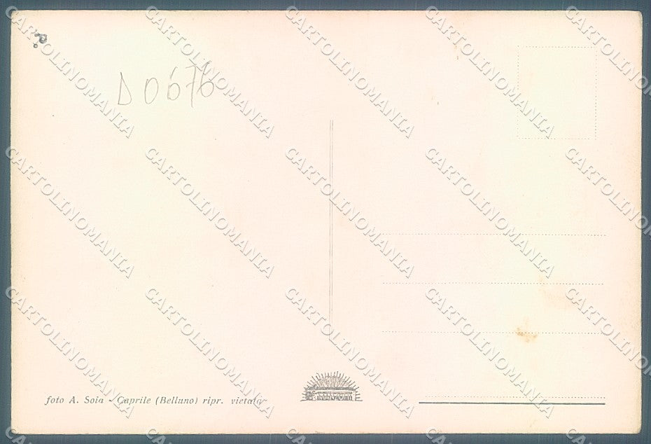 Belluno Alleghe Lago Foto FG cartolina JK4230 – retro