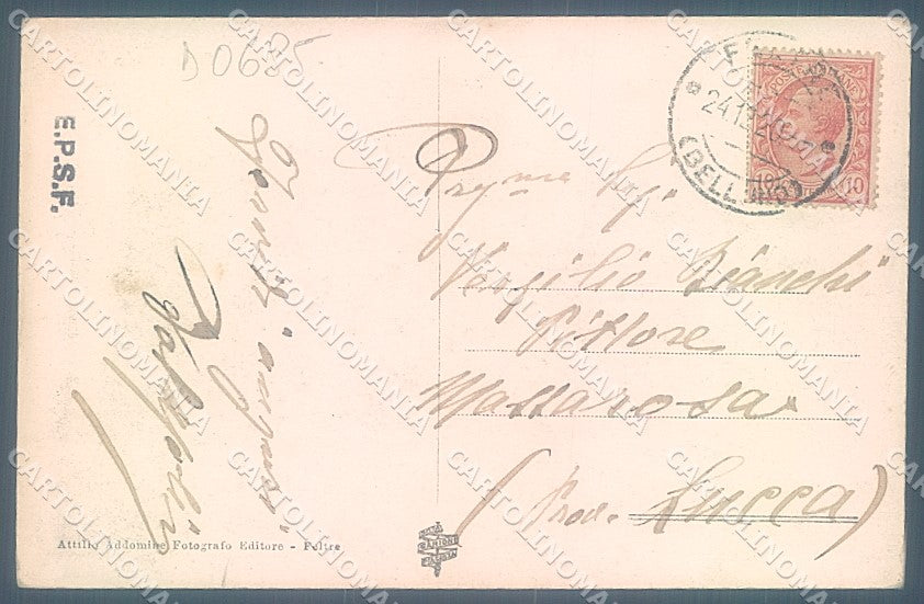 Belluno Feltre Teatro Piazza Vittorio Emanuele cartolina JK4235 – retro