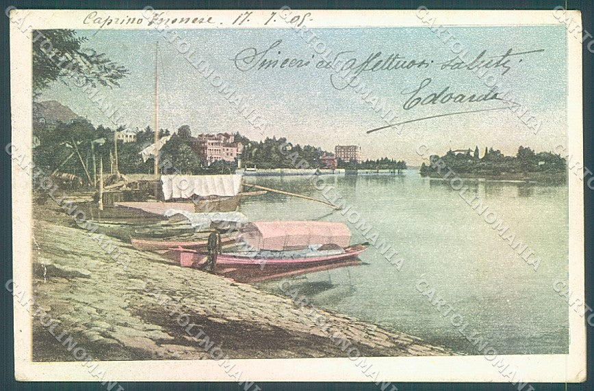 Verona Caprino Veronese PIEGHINA cartolina JK4245 – fronte