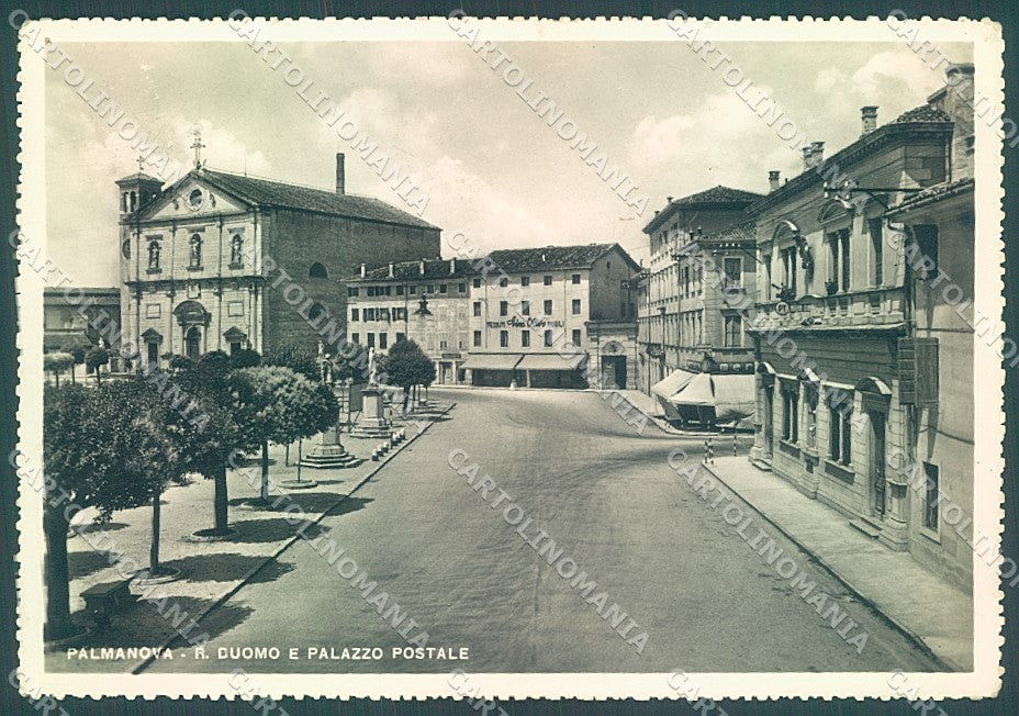 Udine Palmanova Duomo Poste Foto FG cartolina JK4257 – fronte
