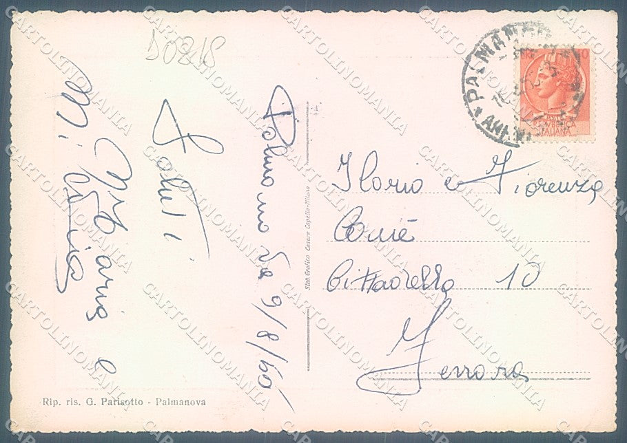 Udine Palmanova Via Aquileia FG cartolina JK4258 – retro