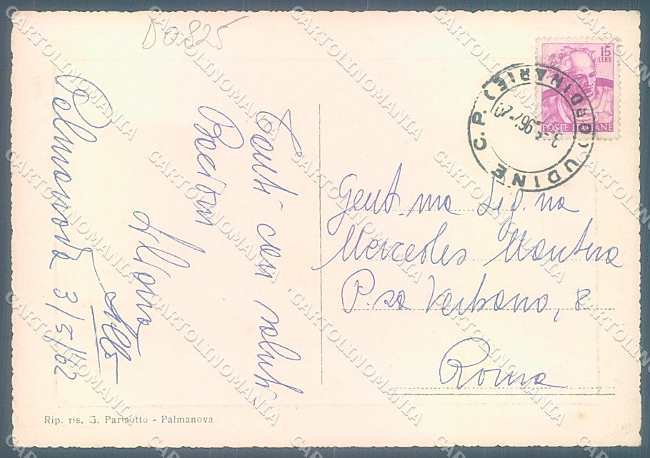 Udine Palmanova Via Cividale Foto FG cartolina JK4264 – retro