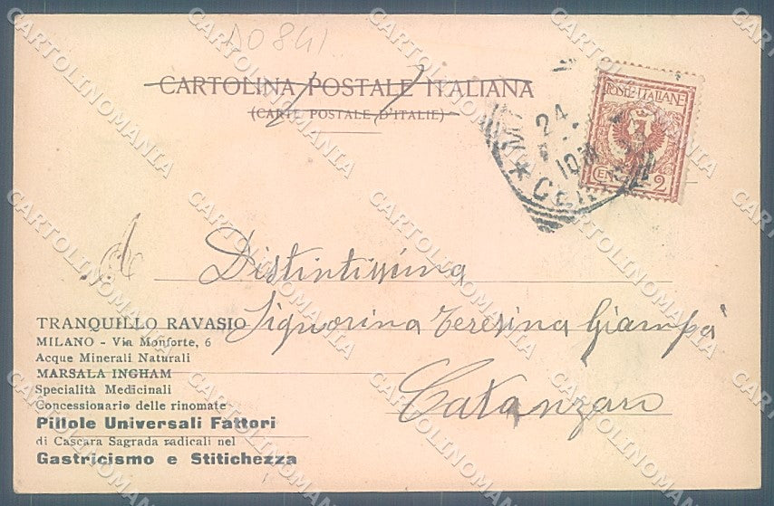 Brescia San Felice del Benaco Isola del Garda Modiano 830 cartolina JK4270 – retro