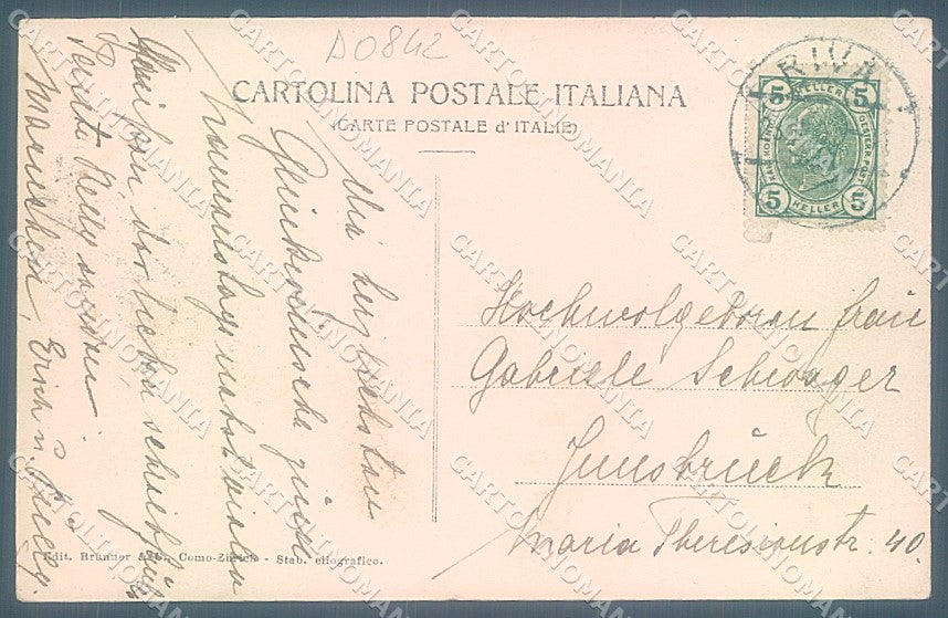 Brescia San Felice del Benaco Isola Garda Castello Brunner 2649 cartolina JK4271 – retro