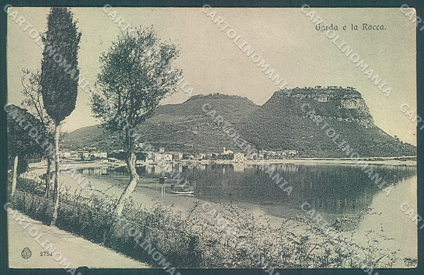 Verona Garda Rocca Brunner 2751 PIEGA cartolina JK4272 – fronte