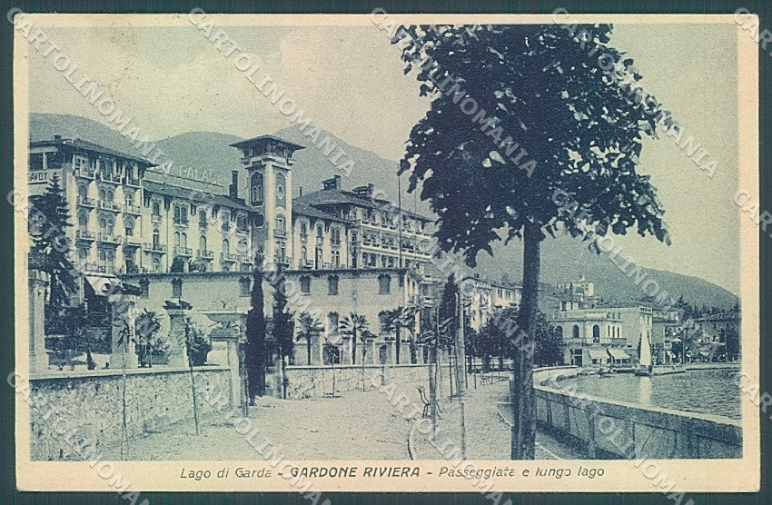 Brescia Gardone Riviera Hotel Lungo Lago cartolina JK4283 – fronte