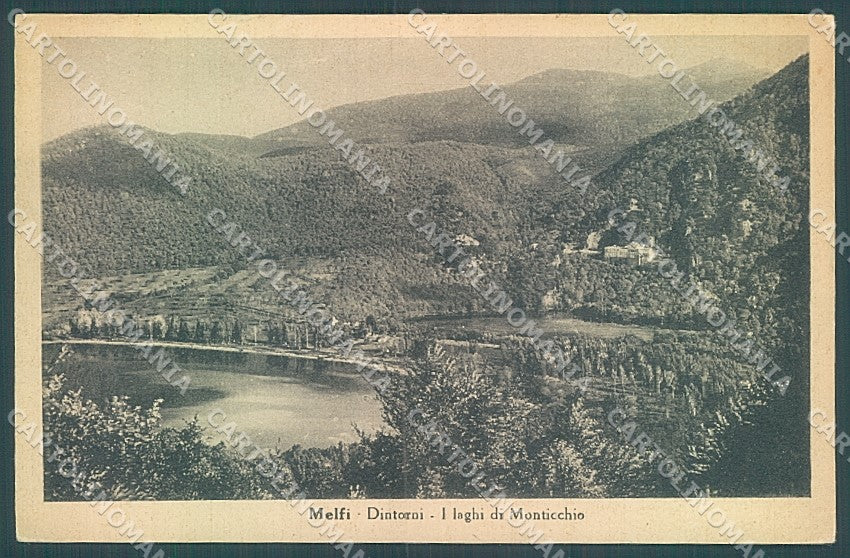 Potenza Melfi Laghi di Monticchio cartolina JK4292 – fronte