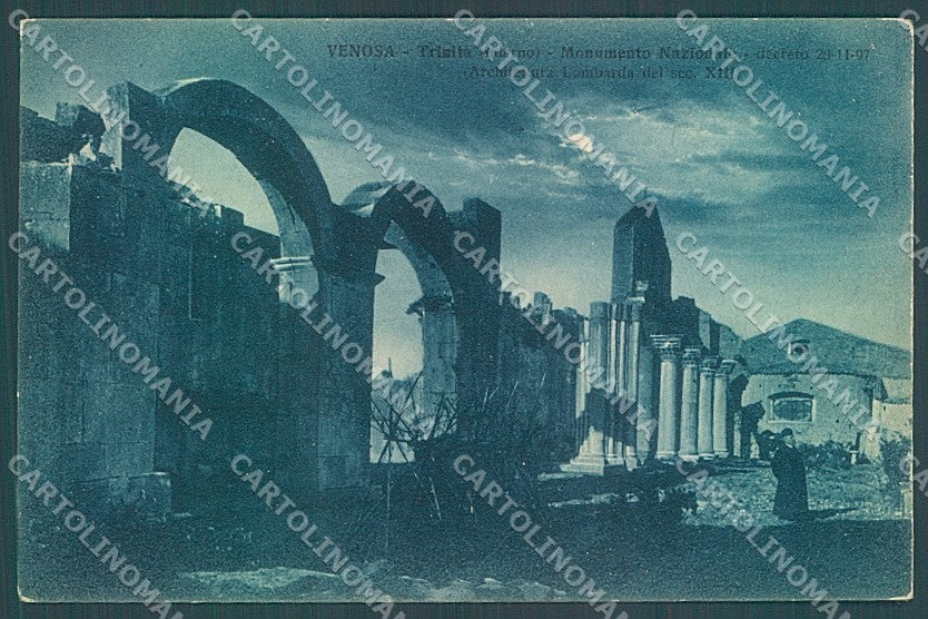 Potenza Venosa Trinità Monumento Nazionale cartolina JK4293 – fronte