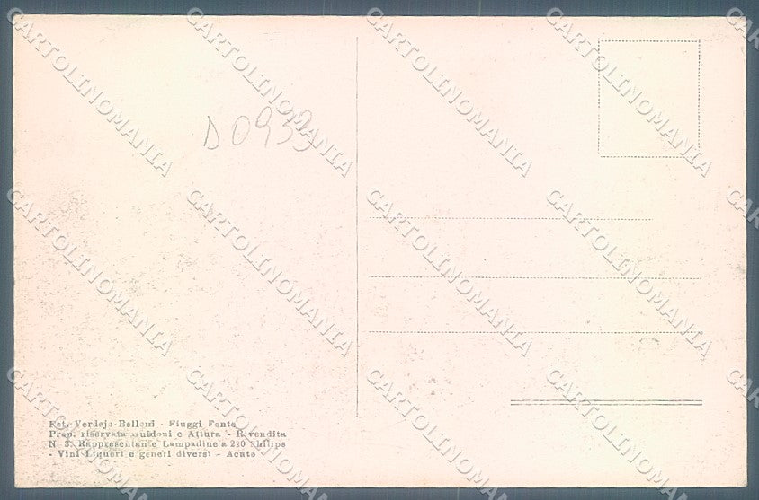 Frosinone Acuto Viale Macchiavelli cartolina JK4303 – retro