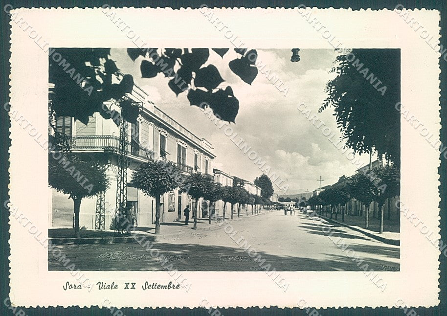 Frosinone Sora Viale XX Settembre Foto FG cartolina JK4307 – fronte