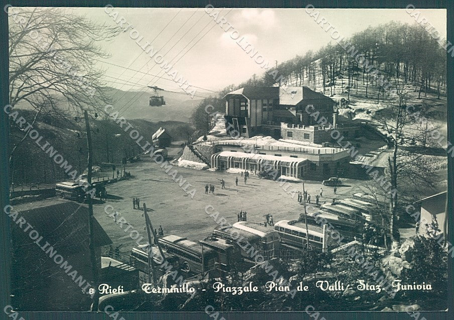 Rieti Terminillo Funivia Foto FG cartolina JK4314 – fronte