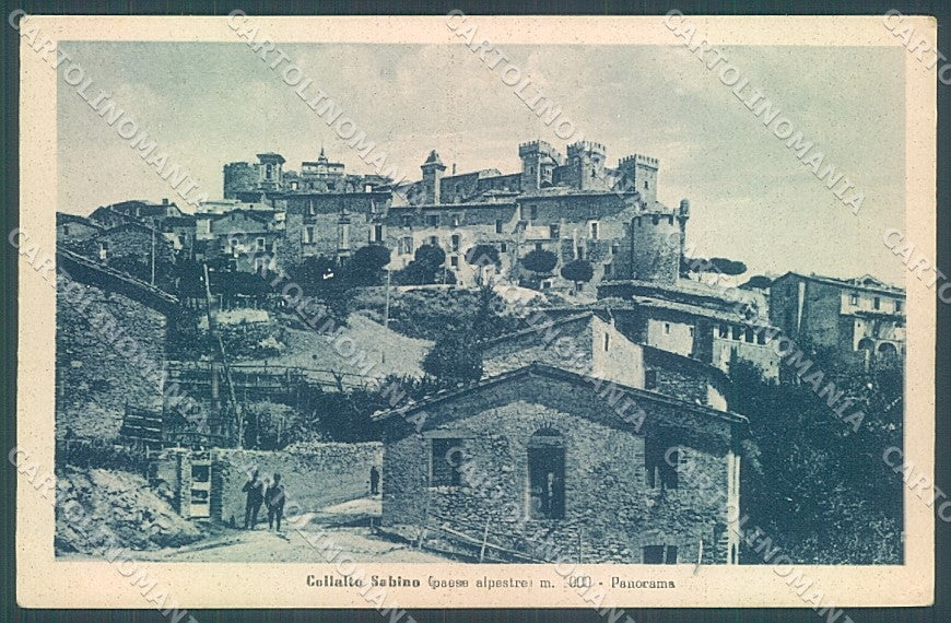 Rieti Collalto Sabino Castello Alterocca 116075 cartolina JK4317 – fronte