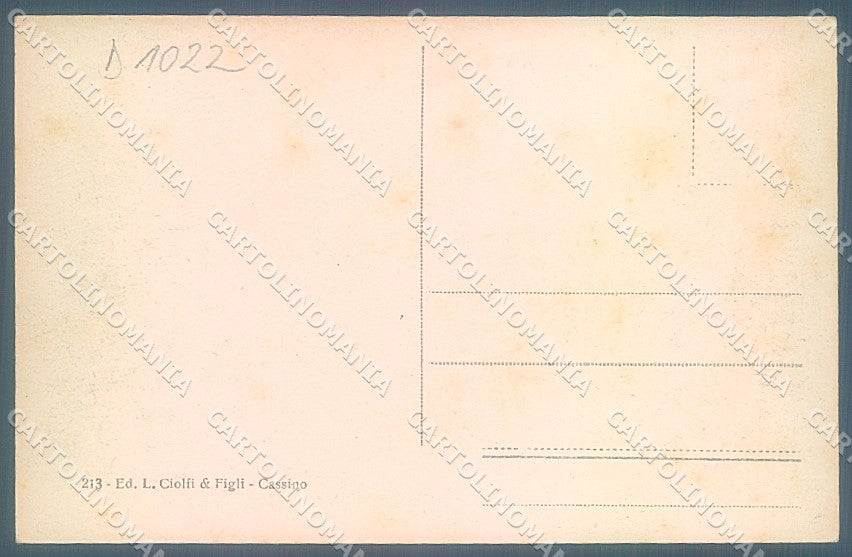 Frosinone Cassino Anfiteatro Romano cartolina JK4329 – retro