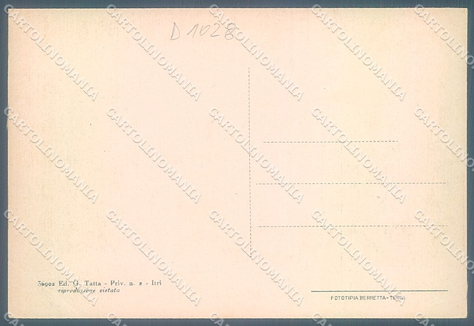 Latina Itri Viale Civita Farnese FG cartolina JK4330 – retro
