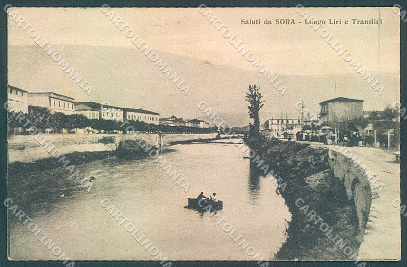 Frosinone Sora Fiume Liri saluti da cartolina JK4331 – fronte