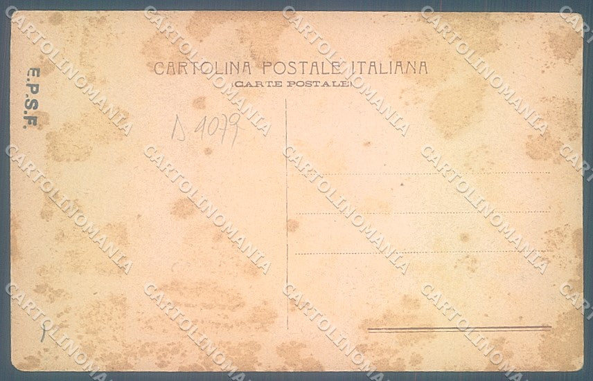 Viterbo Città Casa Medioevale MACCHIE cartolina JK4347 – retro