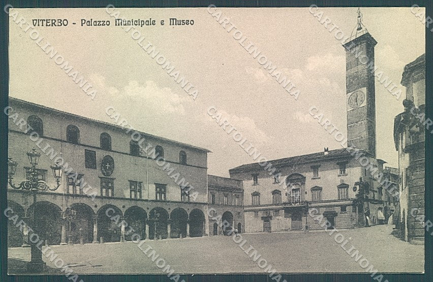 Viterbo Città Palazzo Municipale Museo cartolina JK4359 – fronte