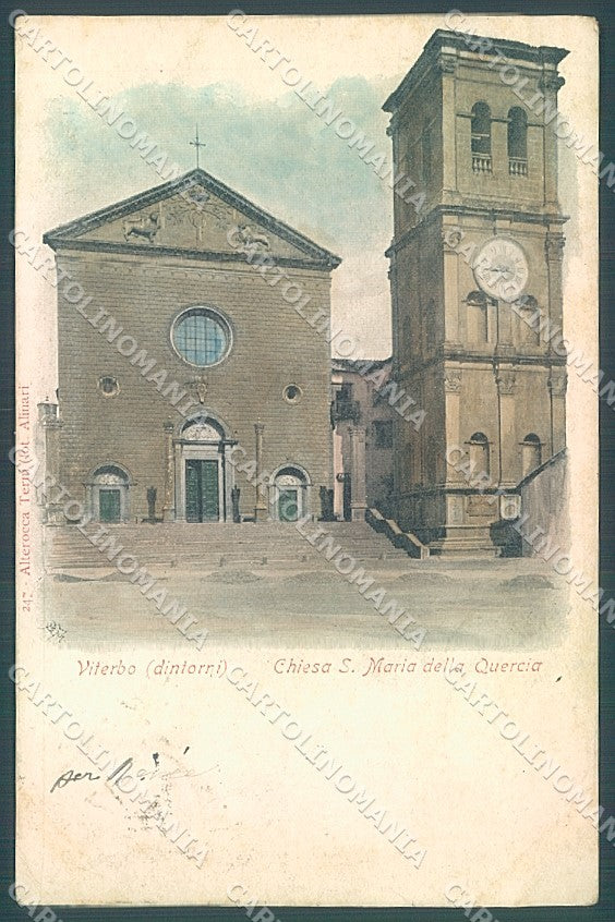 Viterbo Città Chiesa S. Maria della Quercia Alterocca 247 cartolina JK4360 – fronte