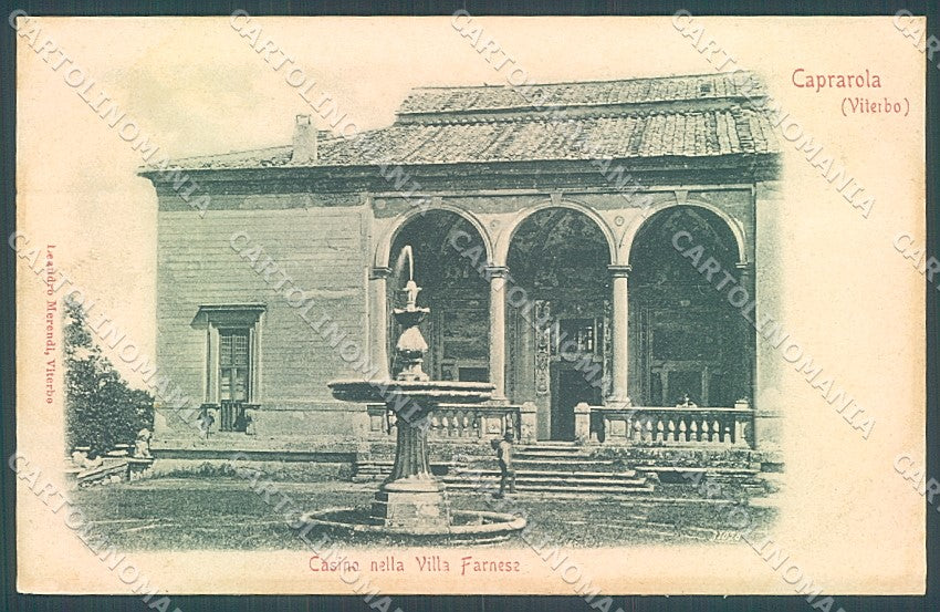 Viterbo Caprarola Villa Farnese cartolina JK4362 – fronte