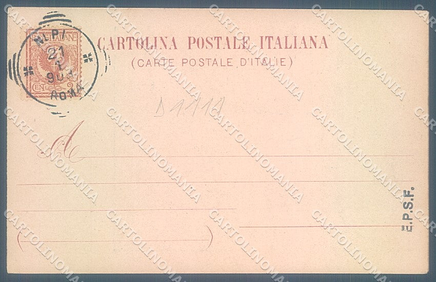Viterbo Nepi Palazzo del Municipio cartolina JK4365 – retro