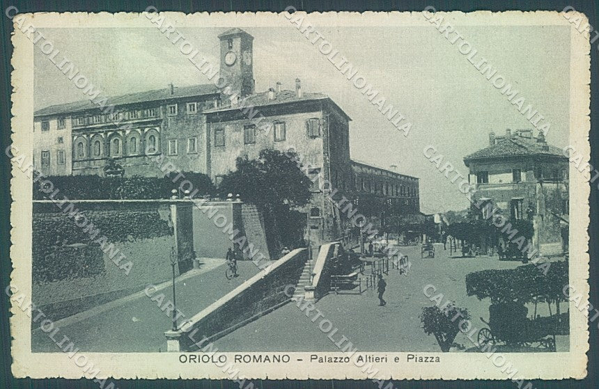Viterbo Oriolo Romano Palazzo Altieri Piazza cartolina JK4367 – fronte