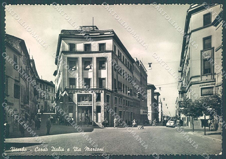 Viterbo Città Corso Italia Via Marconi Foto FG cartolina JK4370 – fronte