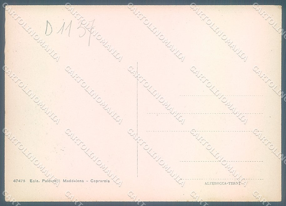 Viterbo Caprarola Piazza S. Francesco Alterocca 47475 FG cartolina JK4377 – retro