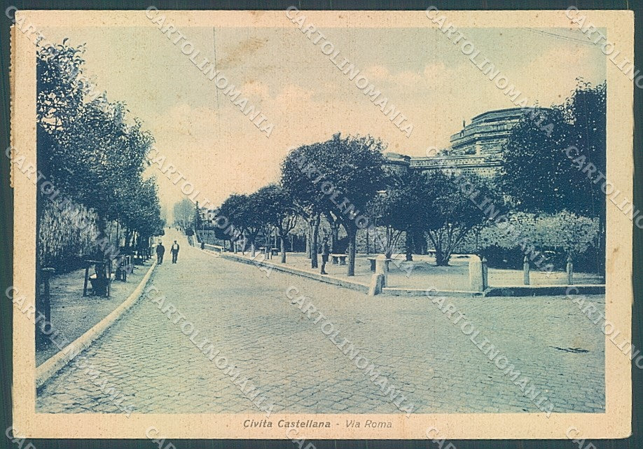 Viterbo Civita Castellana Via Roma FG cartolina JK4379 – fronte