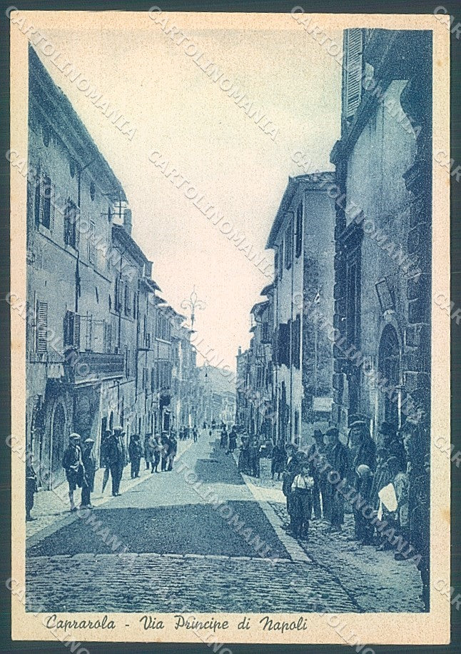 Viterbo Caprarola Via Principe di Napoli Alterocca 118821 FG cartolina JK4380 – fronte
