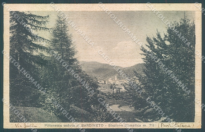 Savona Bardineto cartolina JK4396 – fronte