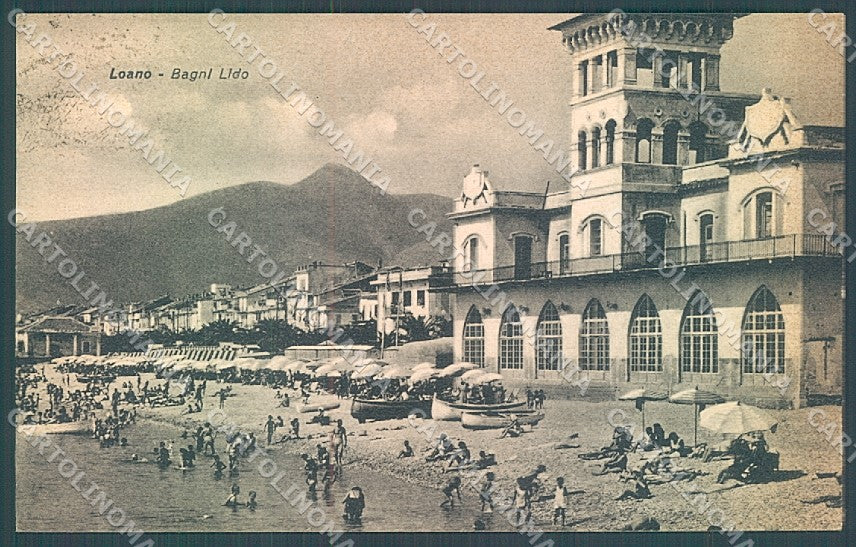 Savona Loano Spiaggia cartolina JK4397 – fronte