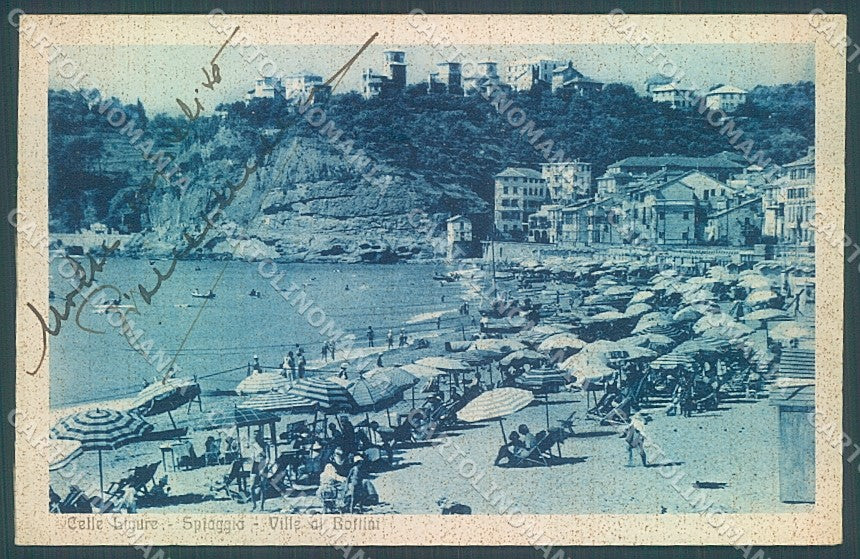 Savona Celle Ligure Spiaggia cartolina JK4402 – fronte