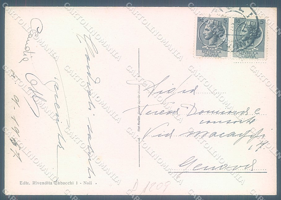 Savona Noli Bagni Vittoria FG cartolina JK4407 – retro