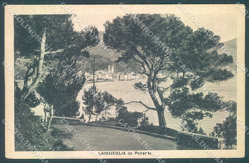 Savona Laigueglia Faro Capo Mele Brunner cartolina JK4414 – fronte