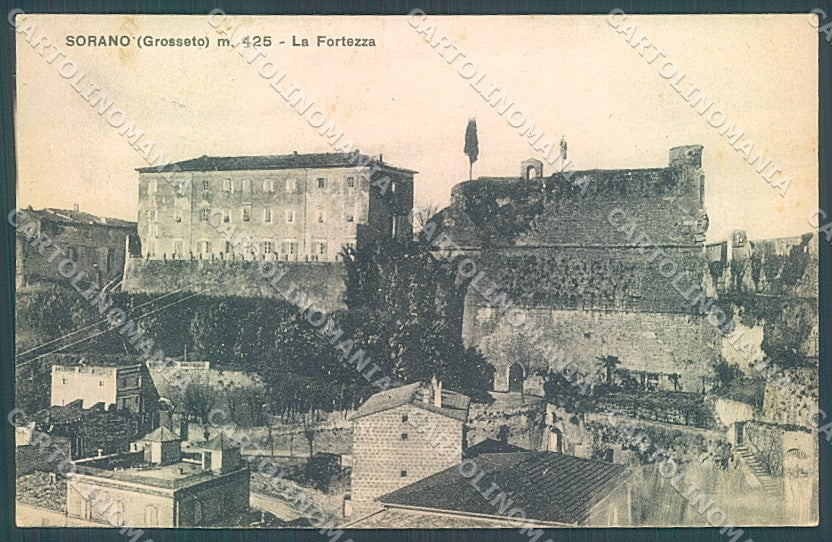 Grosseto Sorano Castello cartolina JK4429 – fronte
