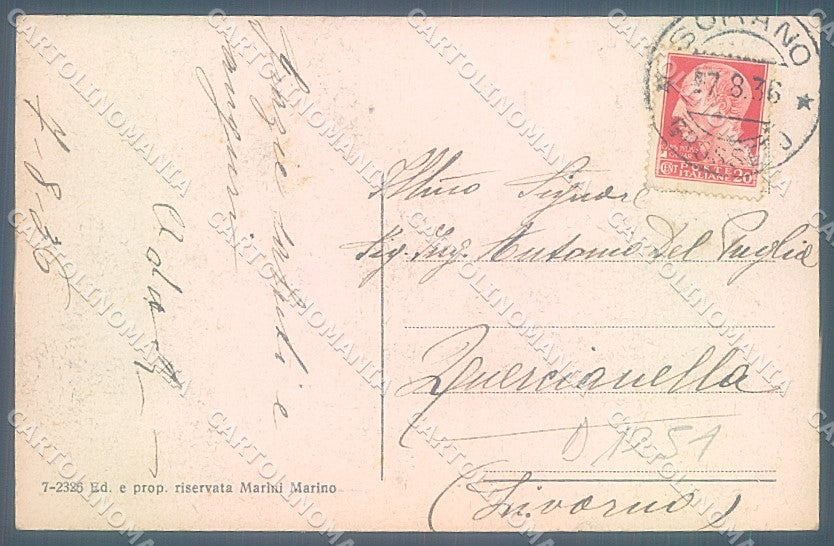 Grosseto Sorano Castello cartolina JK4429 – retro