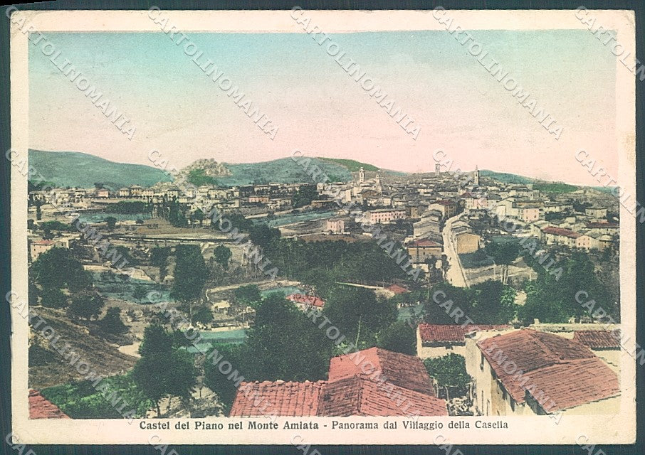 Grosseto Castel del Piano Alterocca 127550 PIEGHINE FG cartolina JK4436 – fronte