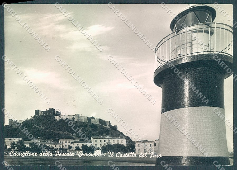 Grosseto Castiglione Pescaia Faro Castello Foto FG cartolina JK4438 – fronte